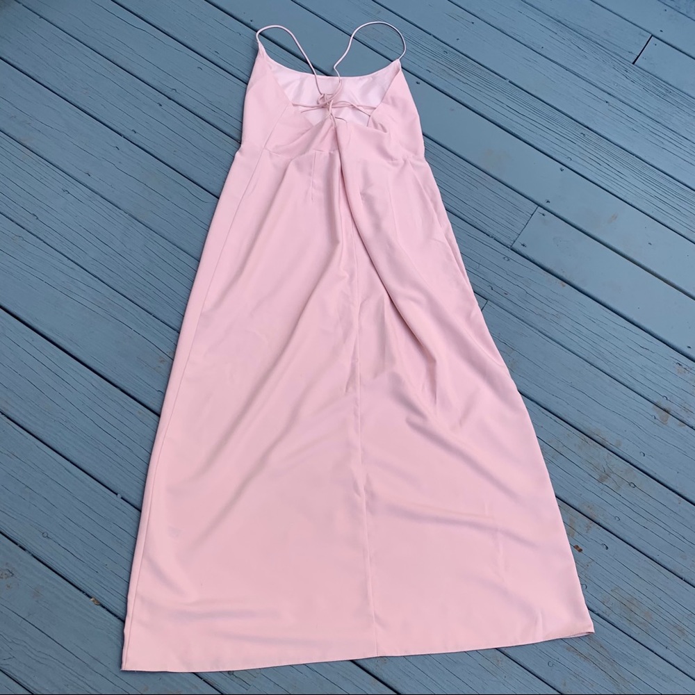 * ASOS light pink Maxi Dress Size 16 NWT - Picture 6 of 13